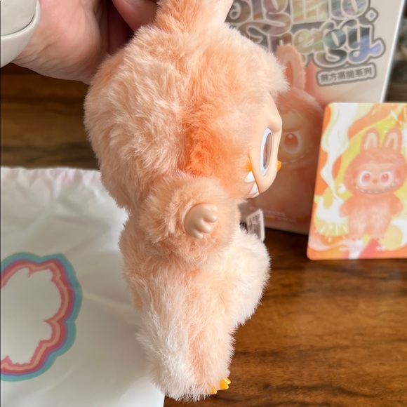 Authentic Pop Mart The Monsters Big Into Energy Labubu- Happiness, New Open Box - Picture 7 of 12